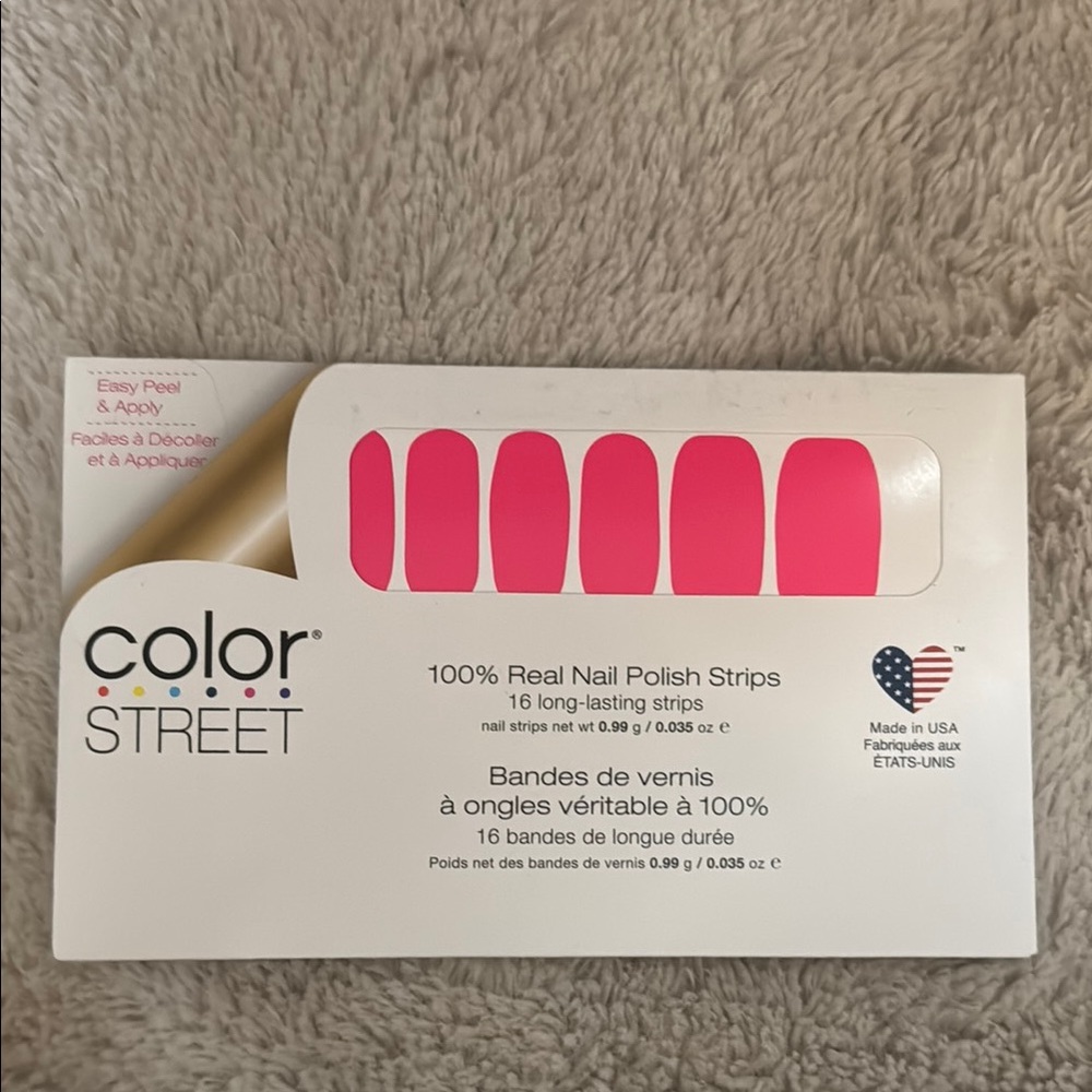 Color Street Pink Nail Polish Strips